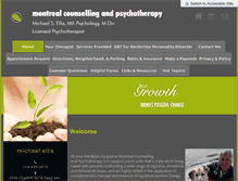 Tablet Screenshot of montreal-counseling.com